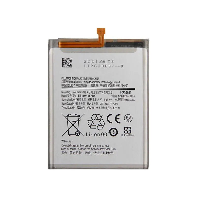 REPLACEMENT BATTERY COMPATIBLE FOR SAMSUNG GALAXY M62 (M625/2021 Texas Cellular