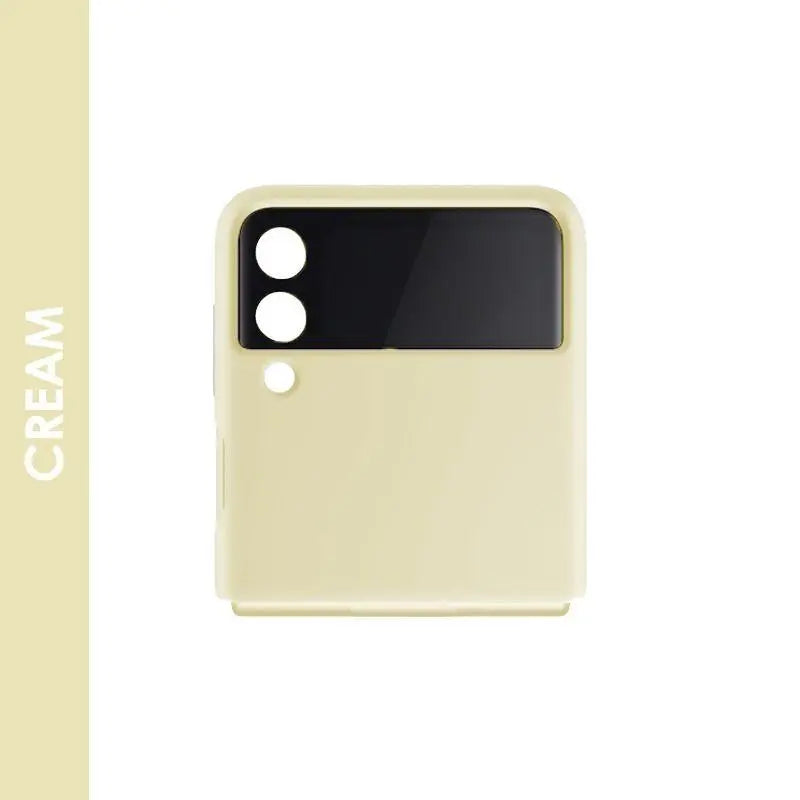 BACKDOOR COMPATIBLE FOR SAMSUNG GALAXY Z FLIP 3 (CREAM) Texas Cellular