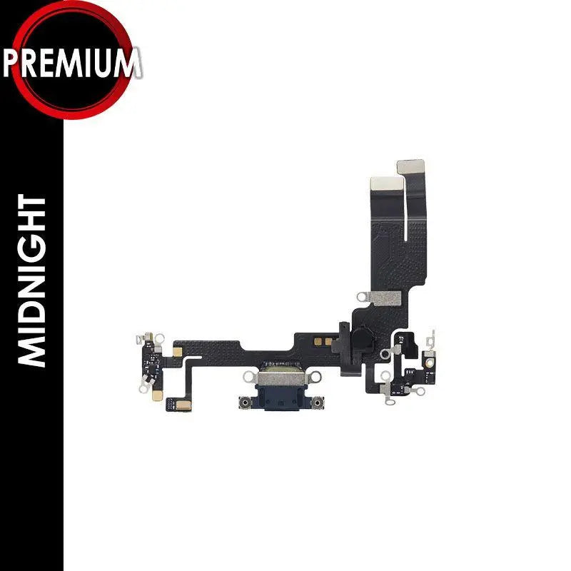 CHARGING PORT FLEX CABLE FOR IPHONE 14 (PREMIUM) (MIDNIGHT) Texas Cellular