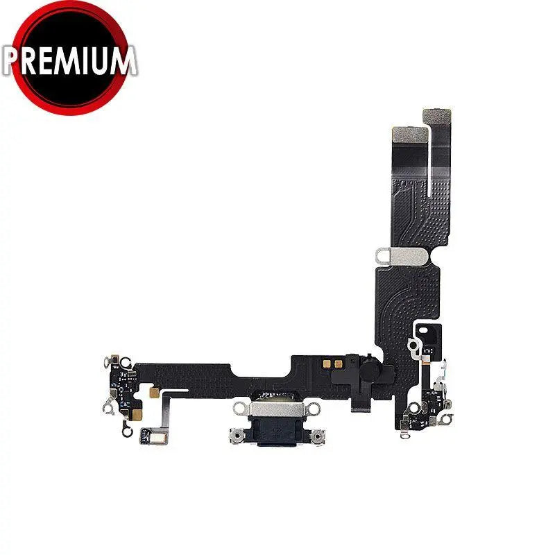CHARGING PORT FLEX FOR IPHONE 14 PLUS (PREMIUM) (SPACE BLACK) Texas Cellular