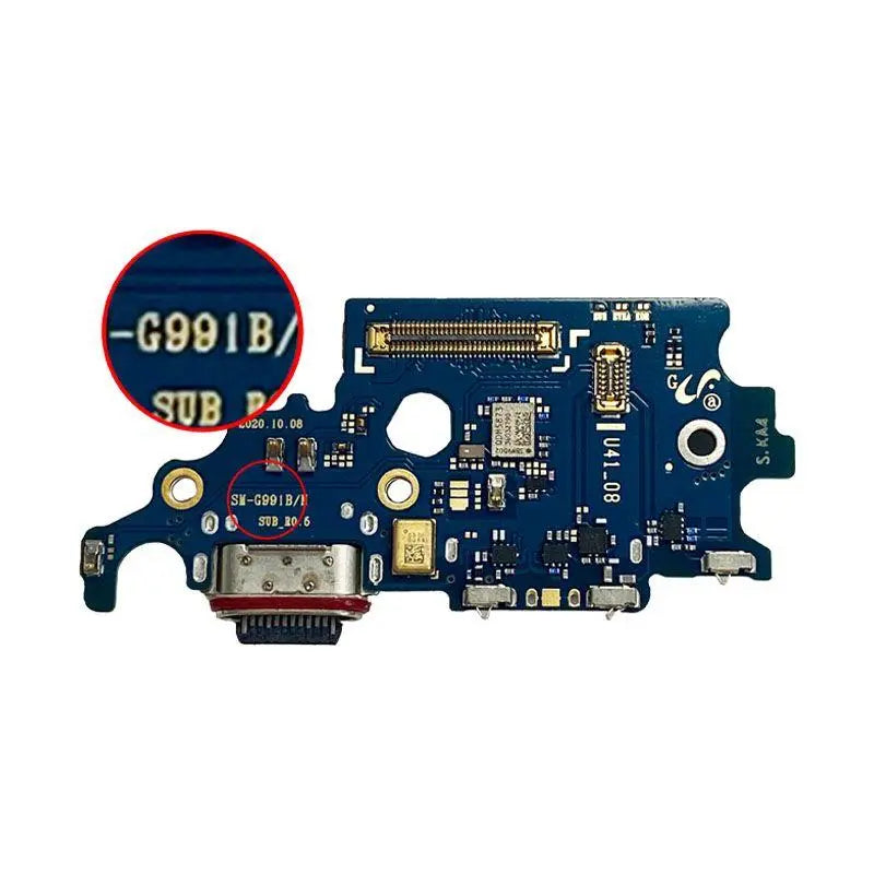 CHARGING PORT BOARD WITH SIM READER FOR SAMSUNG S21 Texas Cellular