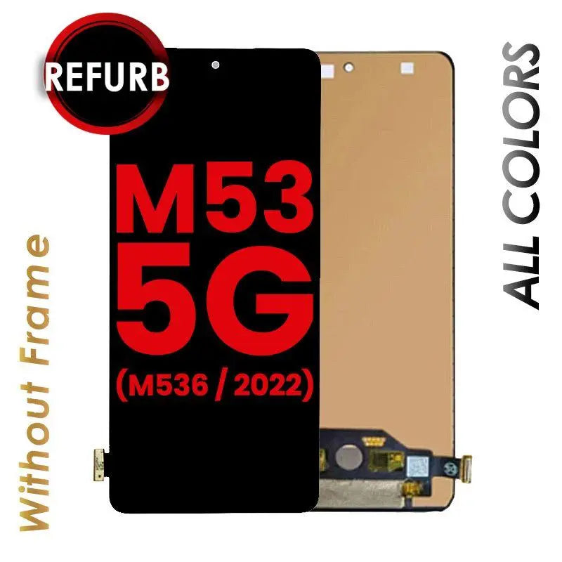 LCD ASSEMBLY WITHOUT FRAME COMPATIBLE FOR SAMSUNG GALAXY M53 5G Texas Cellular