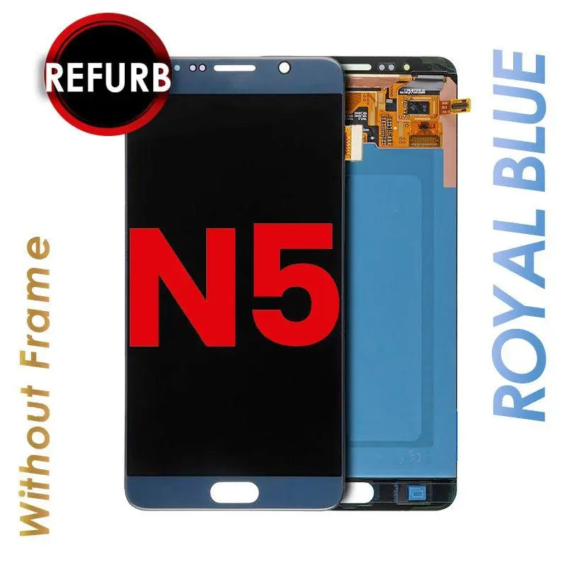 OLED ASSEMBLYWITHOUT FRAME COMPATIBLE FOR SAMSUNG NOTE 5 Texas Cellular