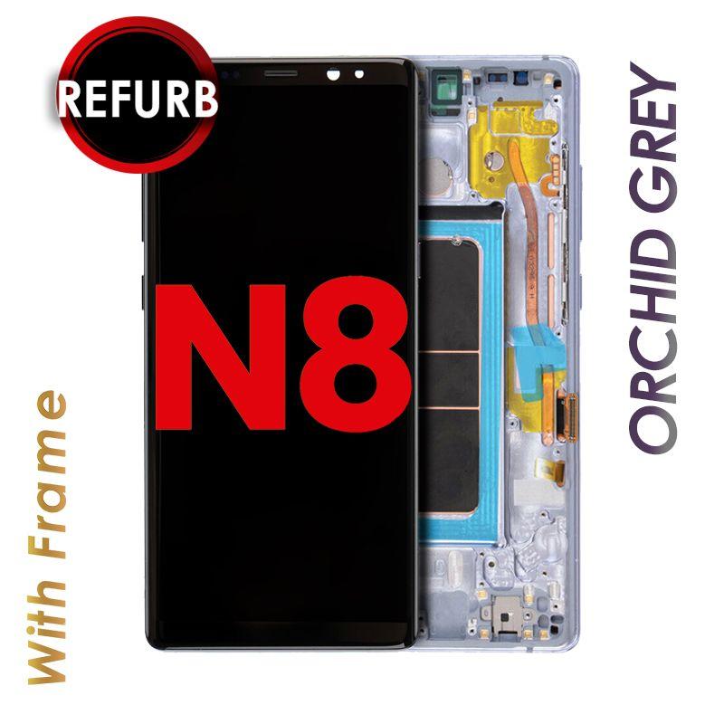 OLED ASSEMBLY WITH FRAME COMPATIBLE FOR SAMSUNG NOTE 8