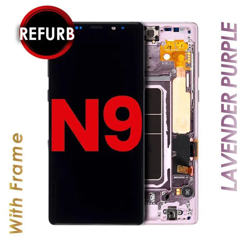 OLED ASSEMBLY WITH FRAME COMPATIBLE FOR SAMSUNG NOTE 9 Texas Cellular