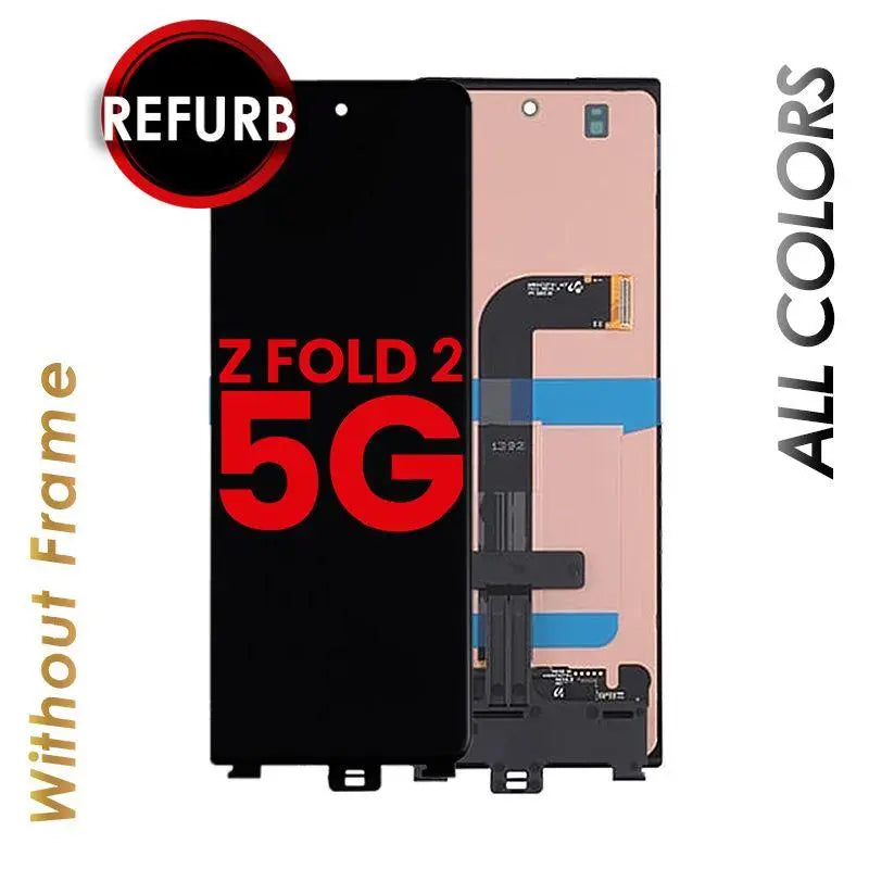 OUTER OLED WITHOUT FRAME COMPATIBLE FOR SAMSUNG GALAXY Z FOLD 2 Texas Cellular
