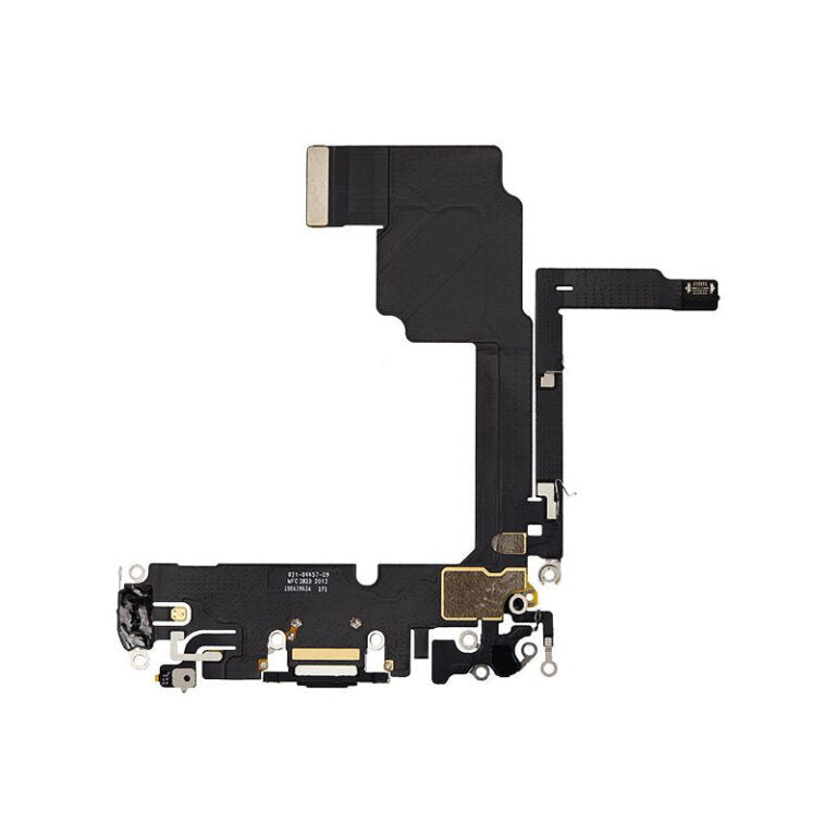CHARGING PORT FLEX FOR IPHONE 15 PRO (BLACK TITANIUM)