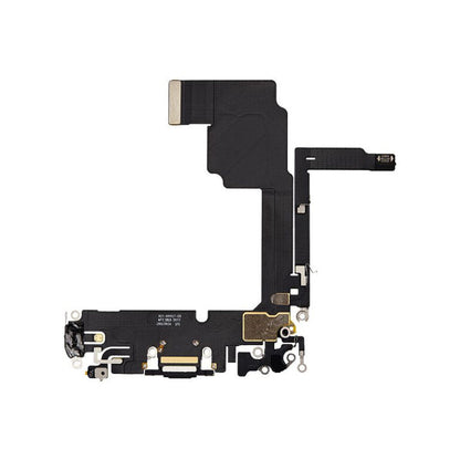 CHARGING PORT FLEX FOR IPHONE 15 PRO (BLACK TITANIUM)
