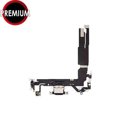 CHARGING PORT FLEX CABLE FOR IPHONE 16 (BLACK)