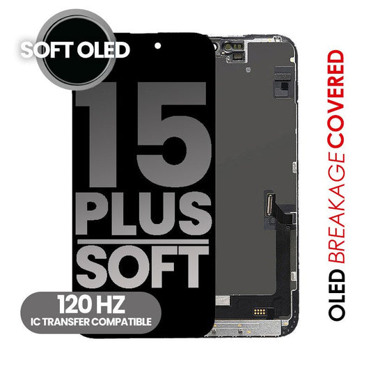 OLED SCREEN FOR IPHONE 15 PLUS (SOFT OLED)