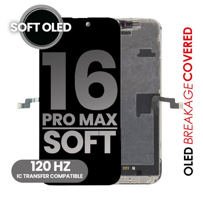 OLED SCREEN FOR IPHONE 16 PRO MAX (SOFT OLED)