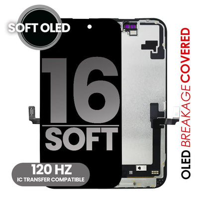OLED SCREEN FOR IPHONE 16 (SOFT OLED)