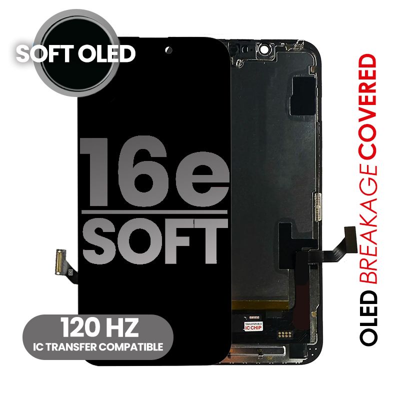 OLED SCREEN FOR IPHONE 16E (SOFT OLED)