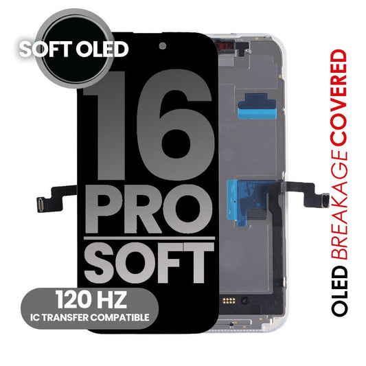OLED SCREEN FOR IPHONE 16 PRO (SOFT OLED)