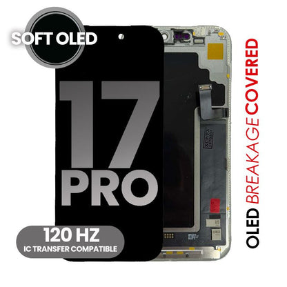 OLED SCREEN FOR IPHONE 17 PRO (SOFT OLED)