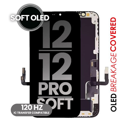 OLED SCREEN COMPATIBLE FOR IPHONE 12 / 12 PRO (SOFT OLED)